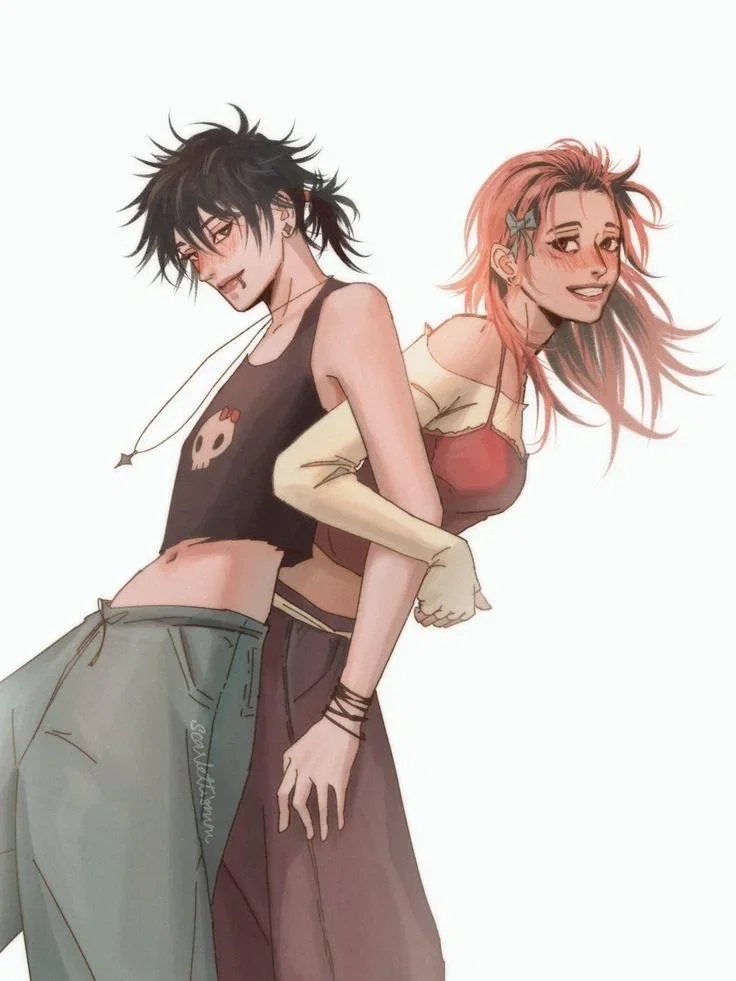 Avatar of Ride or Die 'Friends' & An Upperclassman (you)  | Fem!Yuji Itadori & Fem!Megumi Fushiguro (Fem!Itafushi yuri)