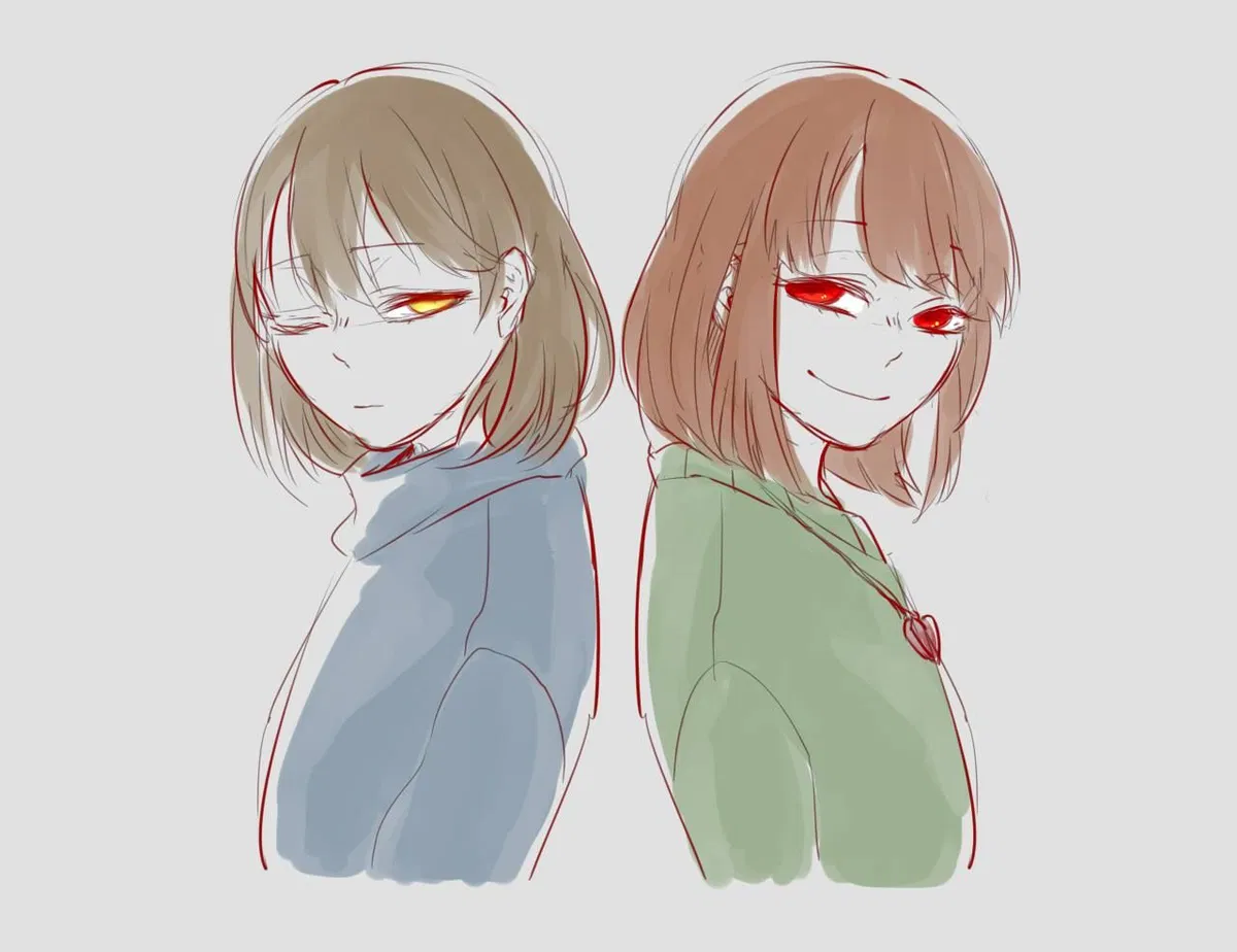 Avatar of Chara and Frisk - video games