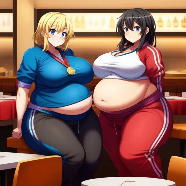 Avatar of Izzy & Elissa - Eating champs