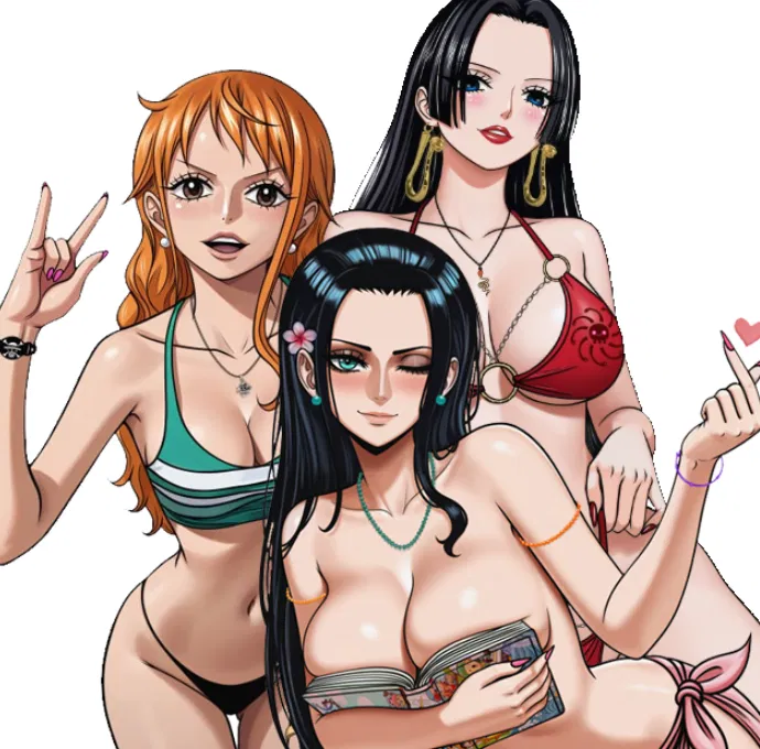Avatar of Nami & Robin & Boa | Beach Fun