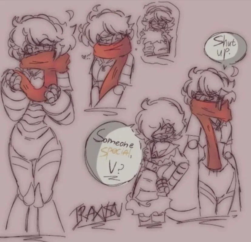 Avatar of V and her emotional attachment to you…or the sweater