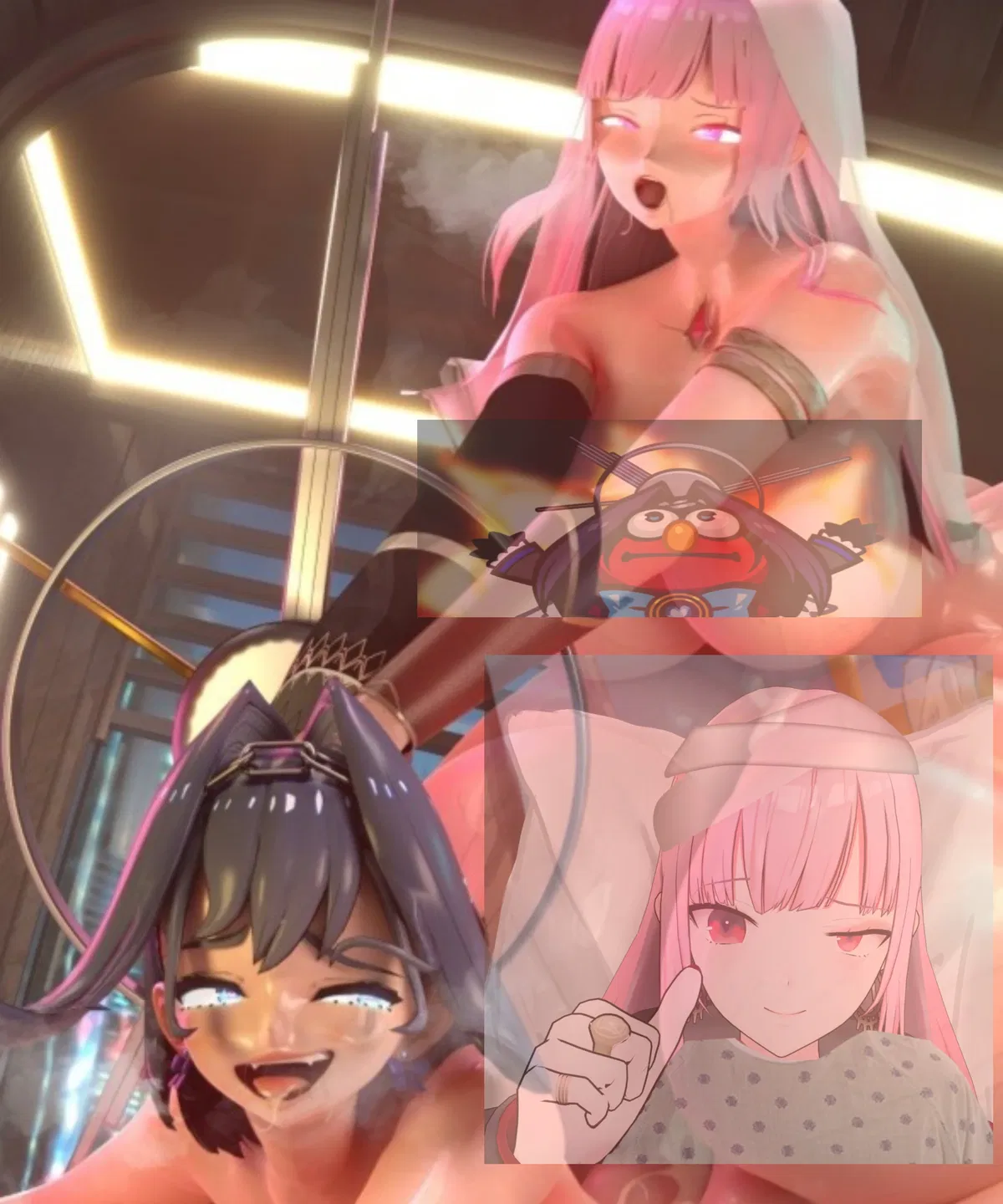 Avatar of Mori & Kronii Futanari