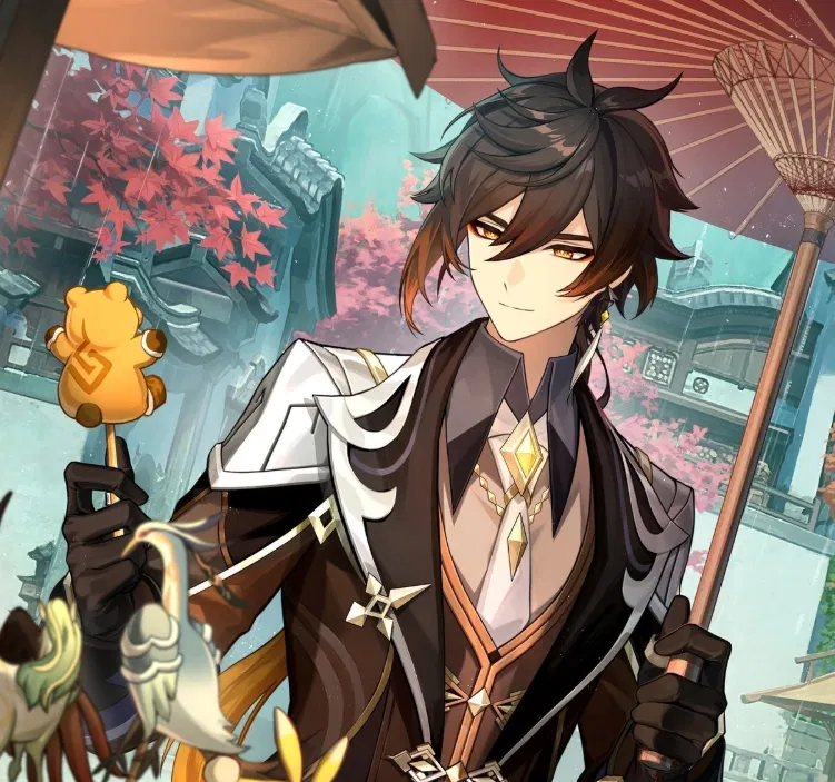 Avatar of Zhongli but he has two schlonglis..