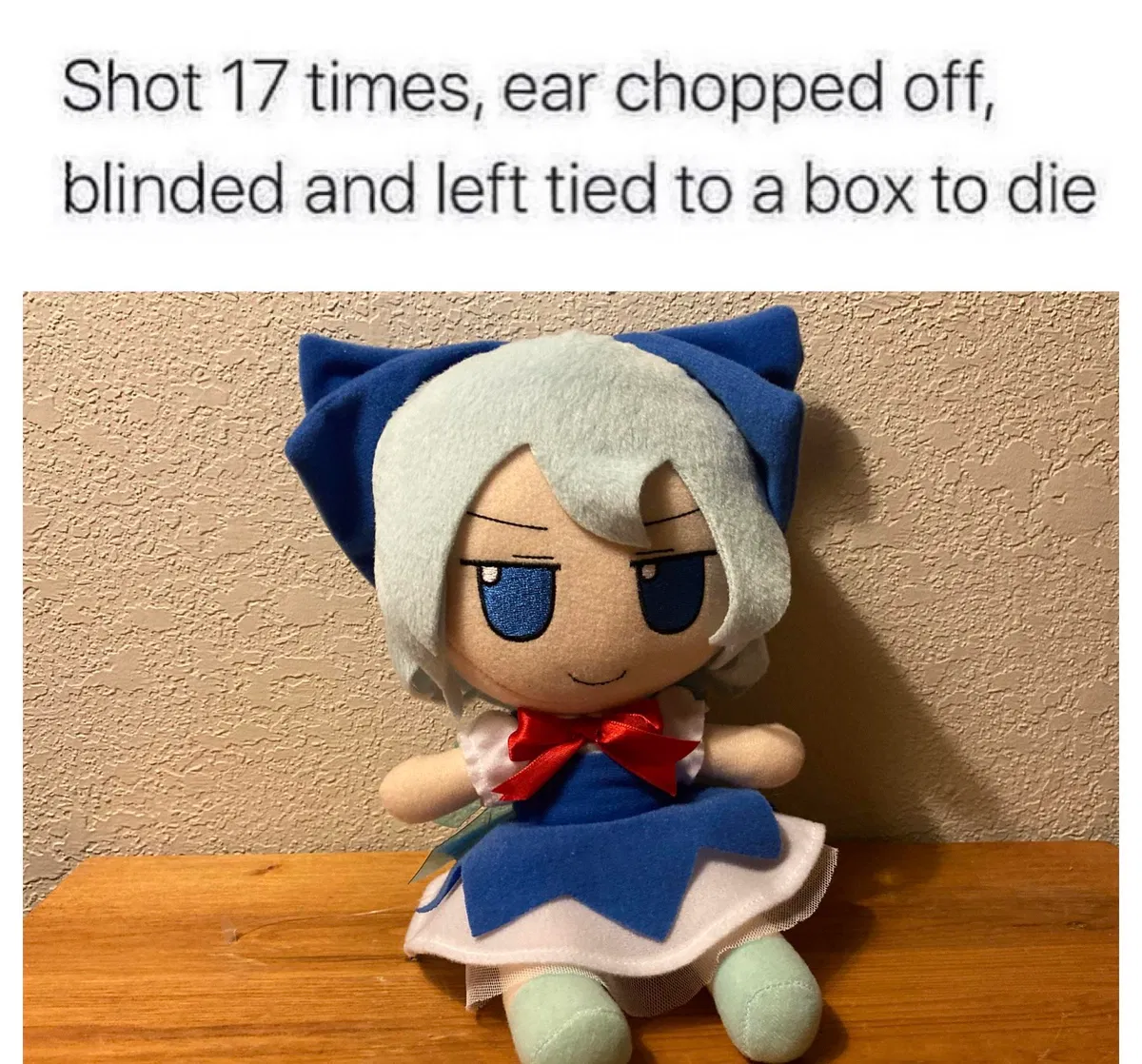 Avatar of Touhou Gensokyo Fumo simulator (song: Cirno boss theme song)