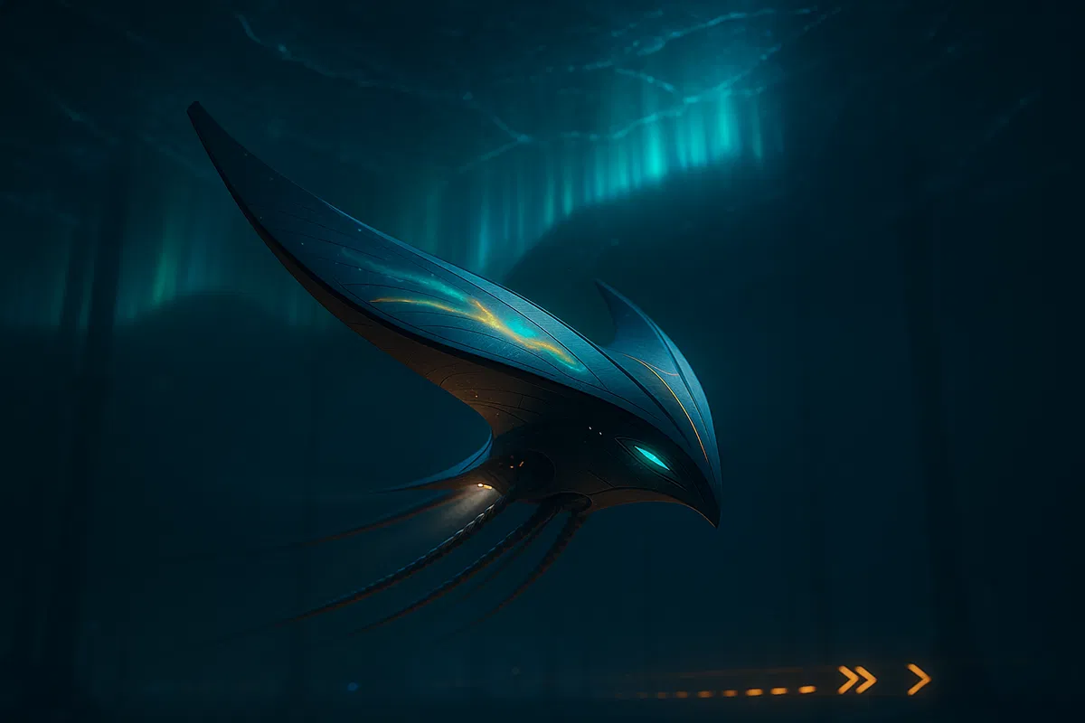 Avatar of AUR‑4 “Aurora Kite” (Non‑Humanoid · Atmospheric Steward)