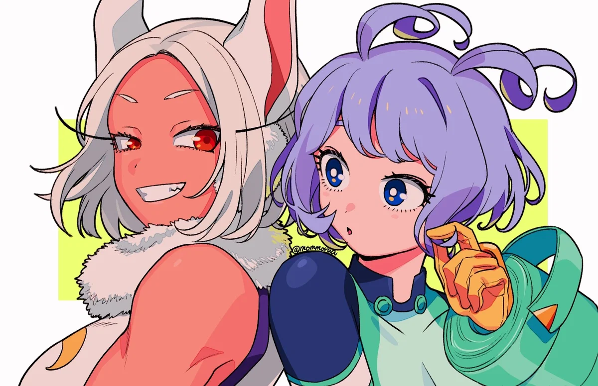 Avatar of Operation Lunar Wave Retreat: Nejire Hado and Rumi Usagiyama