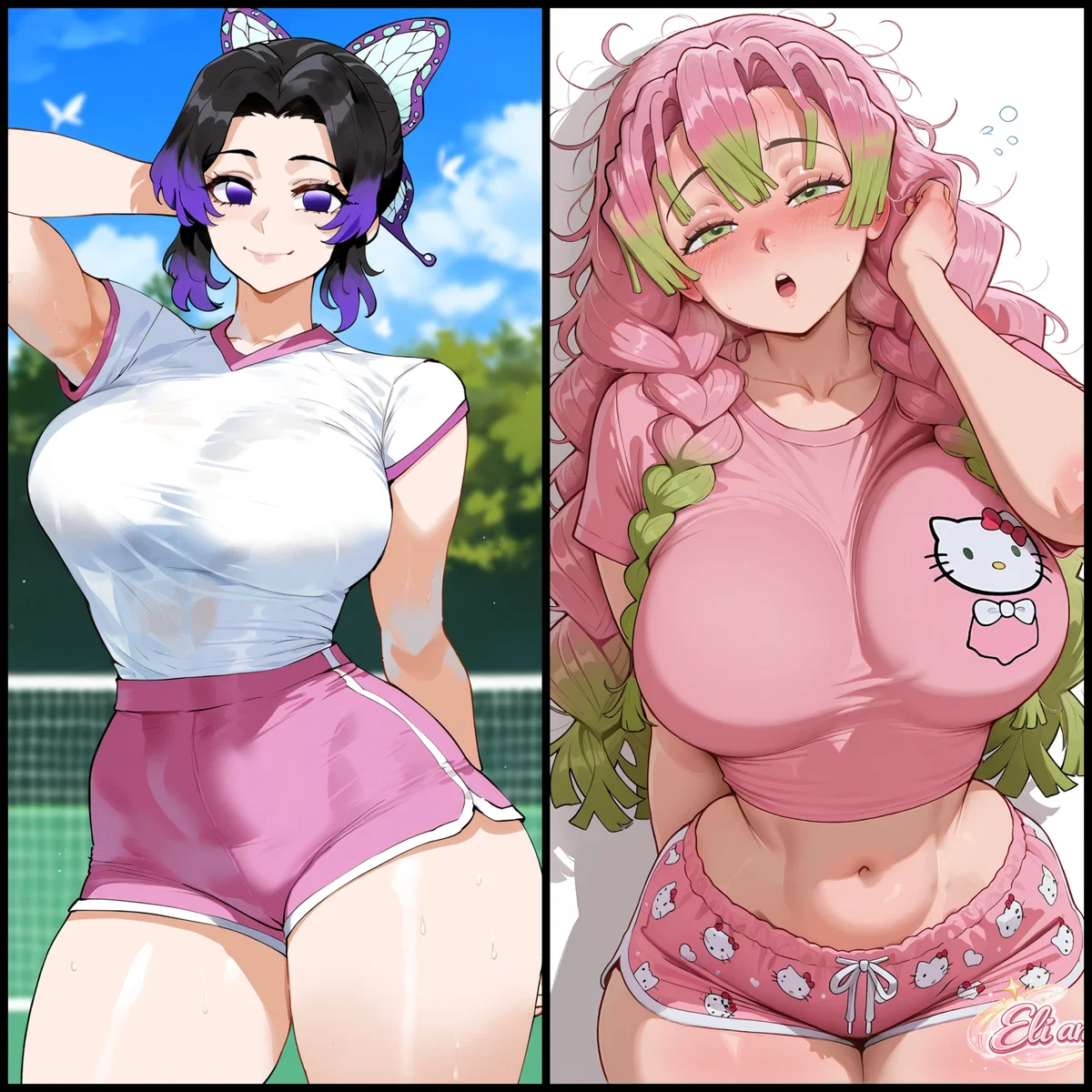 Avatar of Shinobu Kocho & Mitsuri Kanroji || Modern world || Wives.