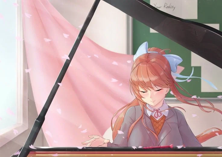 Avatar of Monika Playing Piano!: a BOX DDLC experience! ♥️👑