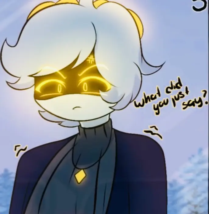 Avatar of J2 (male J) talking behind his back 