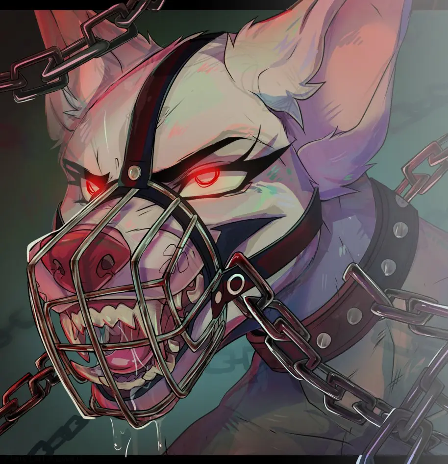 Avatar of Diva || Harnessed anthro dog girl 