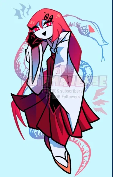 Avatar of orange hair lady , don't know what to say about her ( Miss Boa ) 