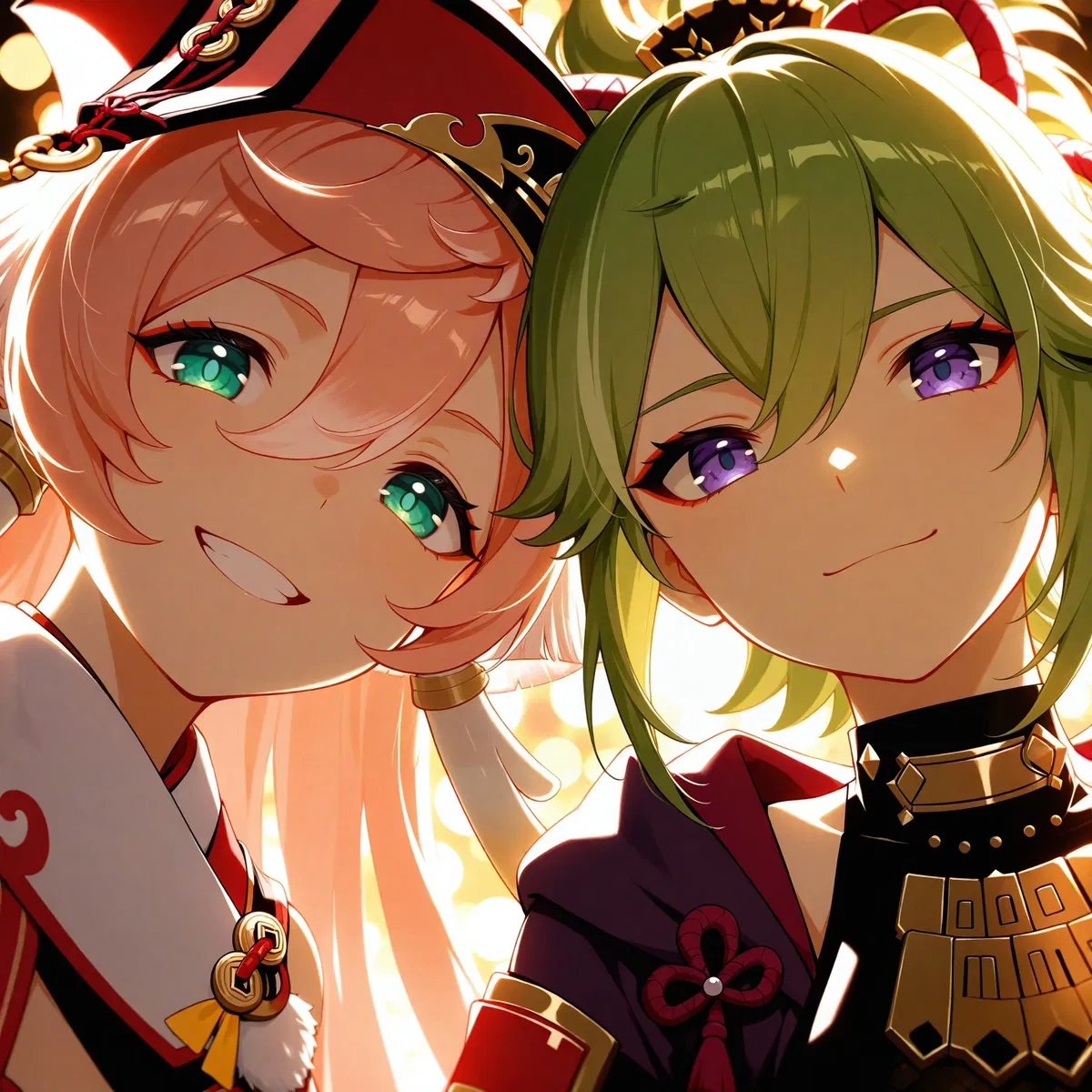 Avatar of Kuki Shinobu and Yanfei │ Genshin