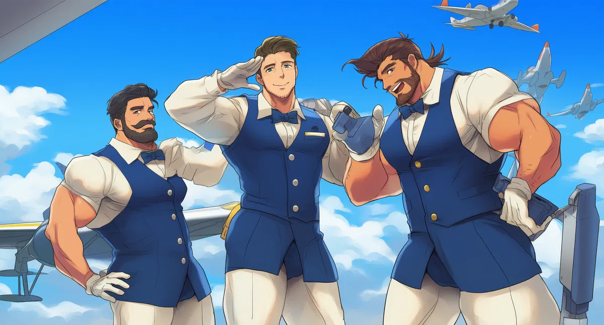 Avatar of You're flight attendant by mistake (Male version)