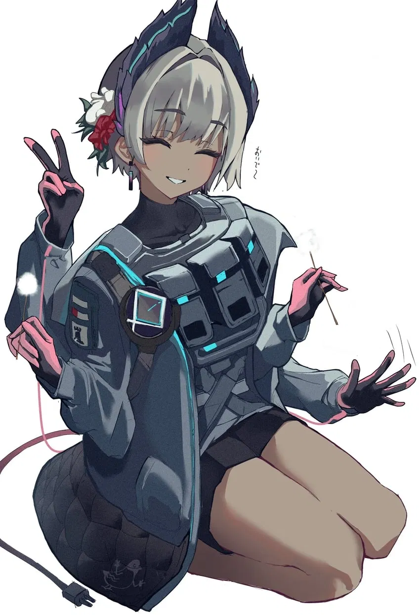Avatar of Raidian; But you're sick as a burdenbeast and she is caring for you (Arknights)