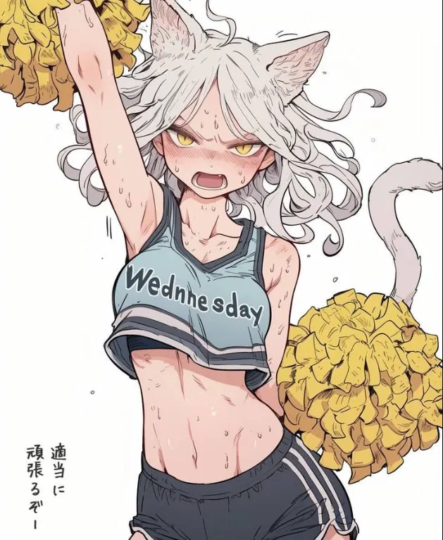 Avatar of your cute tsundere tomboy catgirl girlfriend 