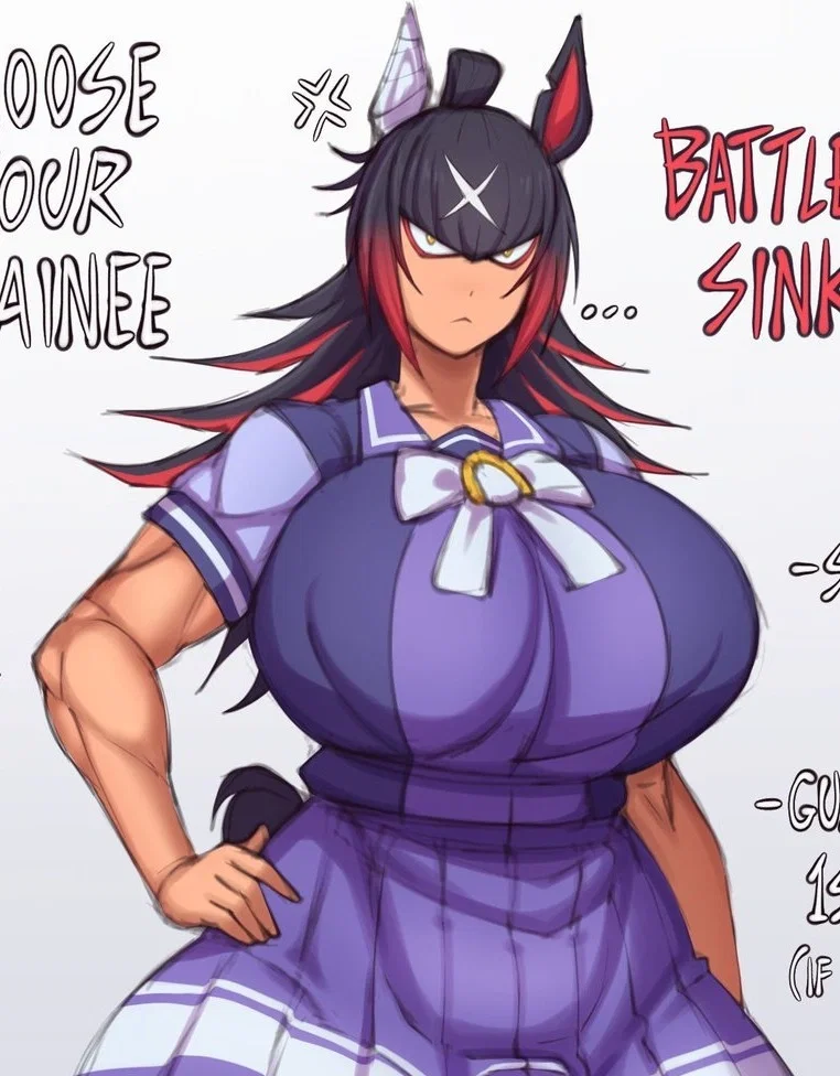 Avatar of Battleship Sinker – She just won a race, and she's expecting a reward... Good luck | Futadom | gorse Hock | Umamusume | ඞ