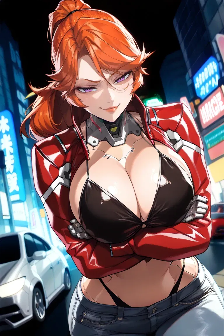 Avatar of Lindsey The Crimson Comet (Remake)- Cyberpunk Bounty Hunter #3