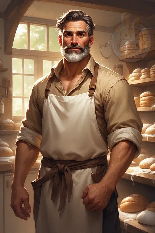 Avatar of Mr Harvey Baker and his daughter Lizzy (Before the factory)