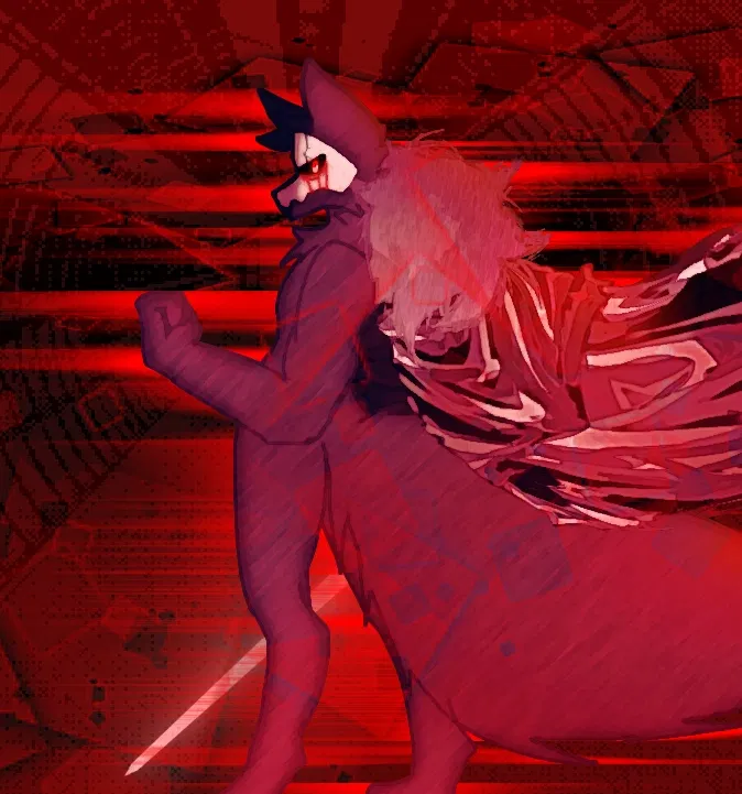 Avatar of The Wolf King (The King of Black Latex)