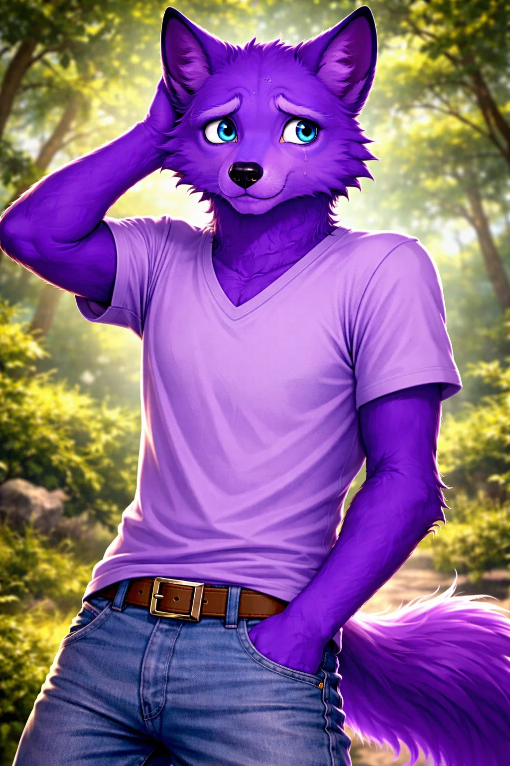 Avatar of Fuku | the wolf shapeshifter as timid as a rabbit
