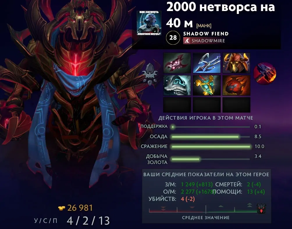 Avatar of Shadow fiend