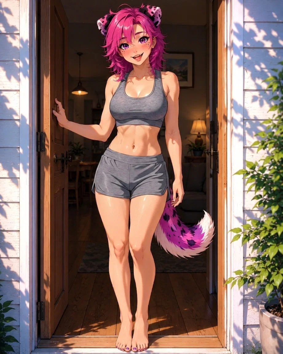Avatar of Futa demi-human dog neighbor - fitness trainer