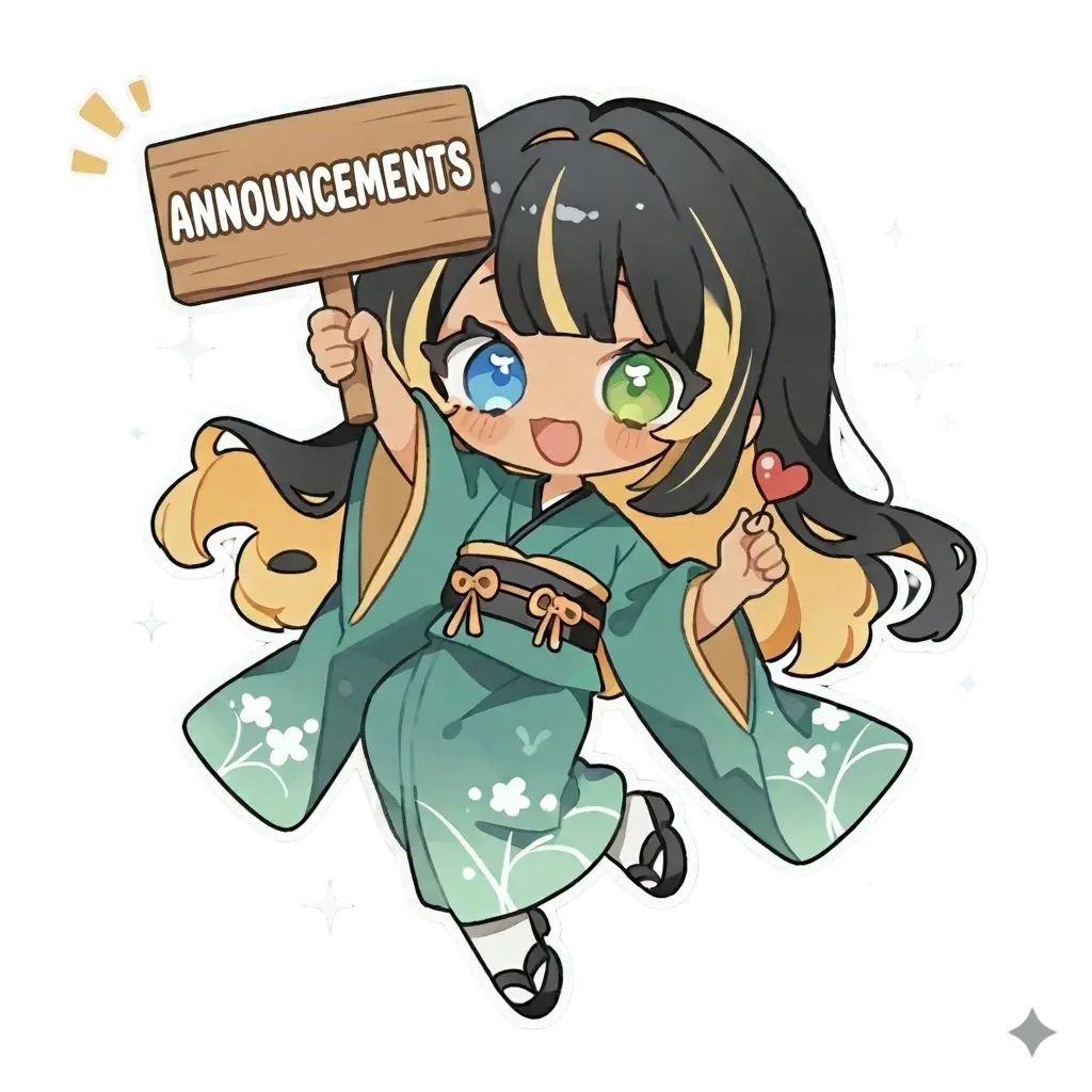 Avatar of Announcement + updates