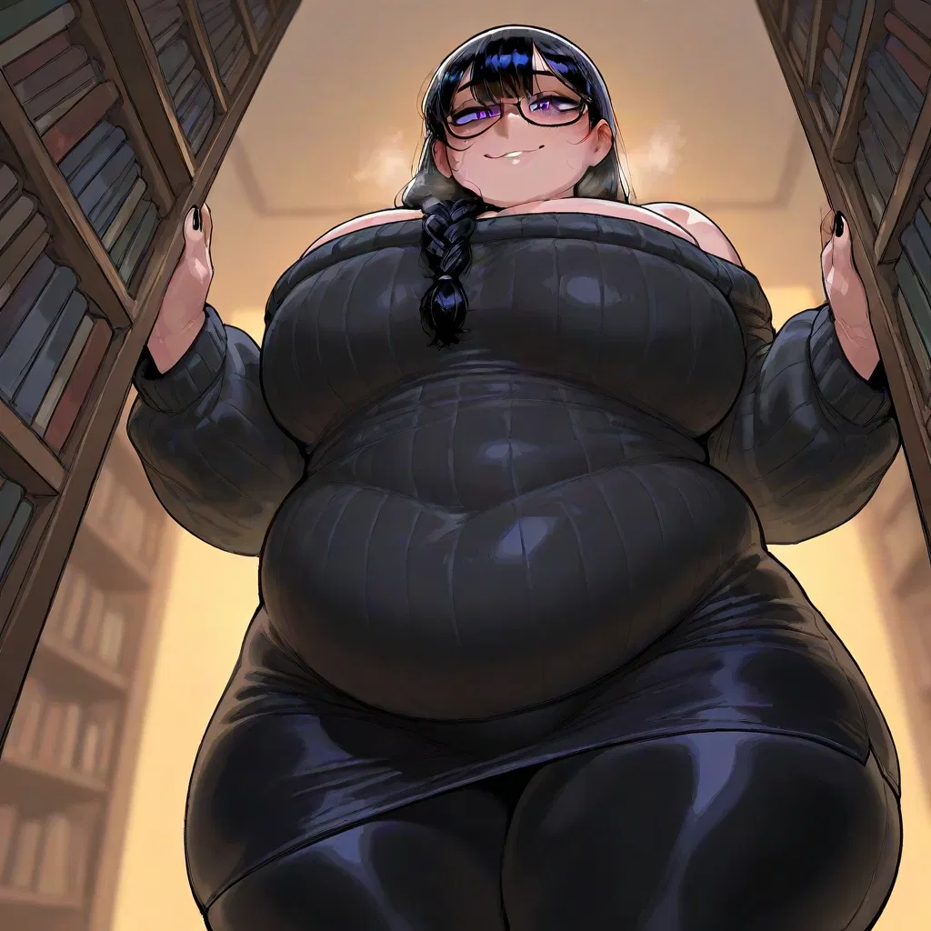 Avatar of Monica (Shrinking virus/ray V.1)| Shrunken AND stuck in a library with the weird girl who has a crush on you