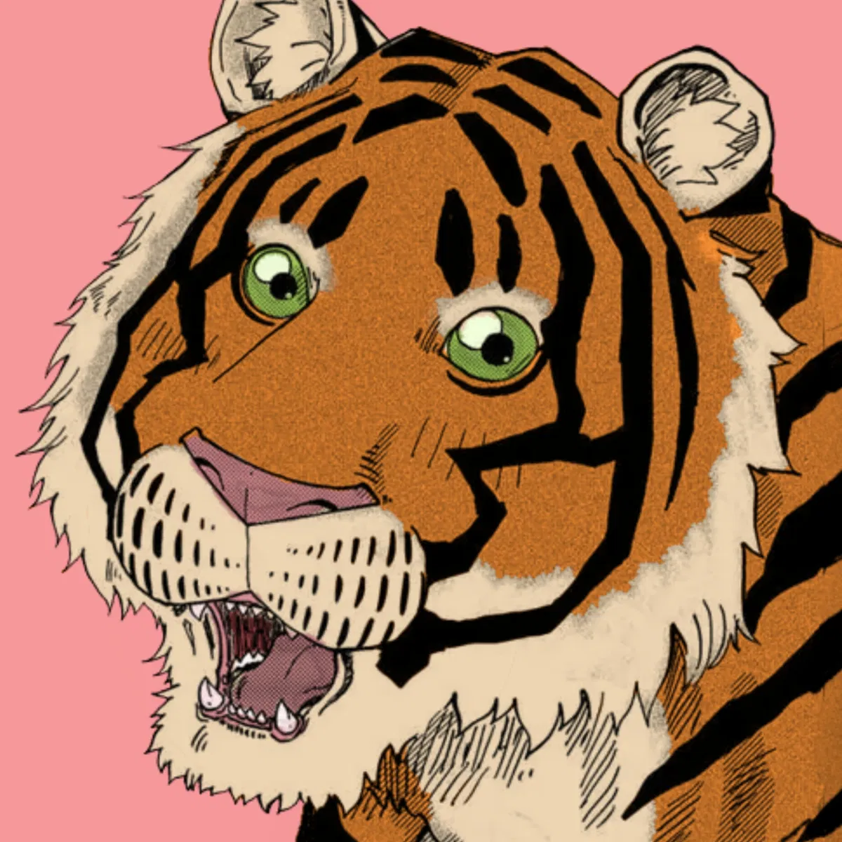 Avatar of My Online Friend is a Tiger!