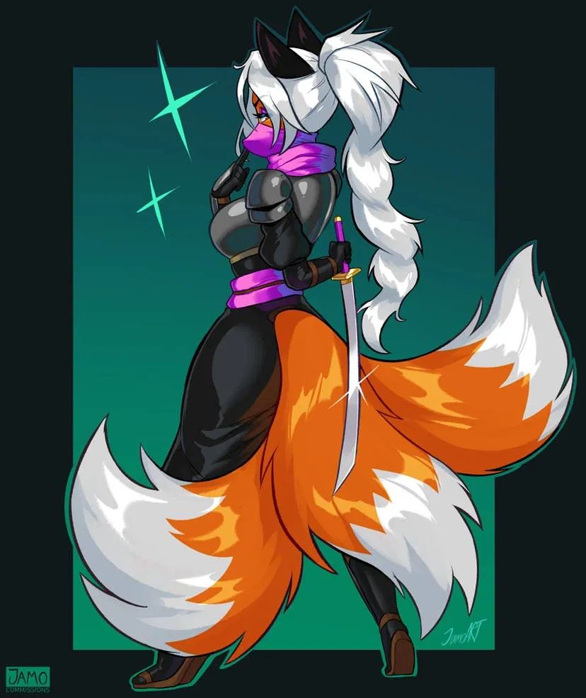 Avatar of Natsuko - the kitsune 3 tailed red fox ninja