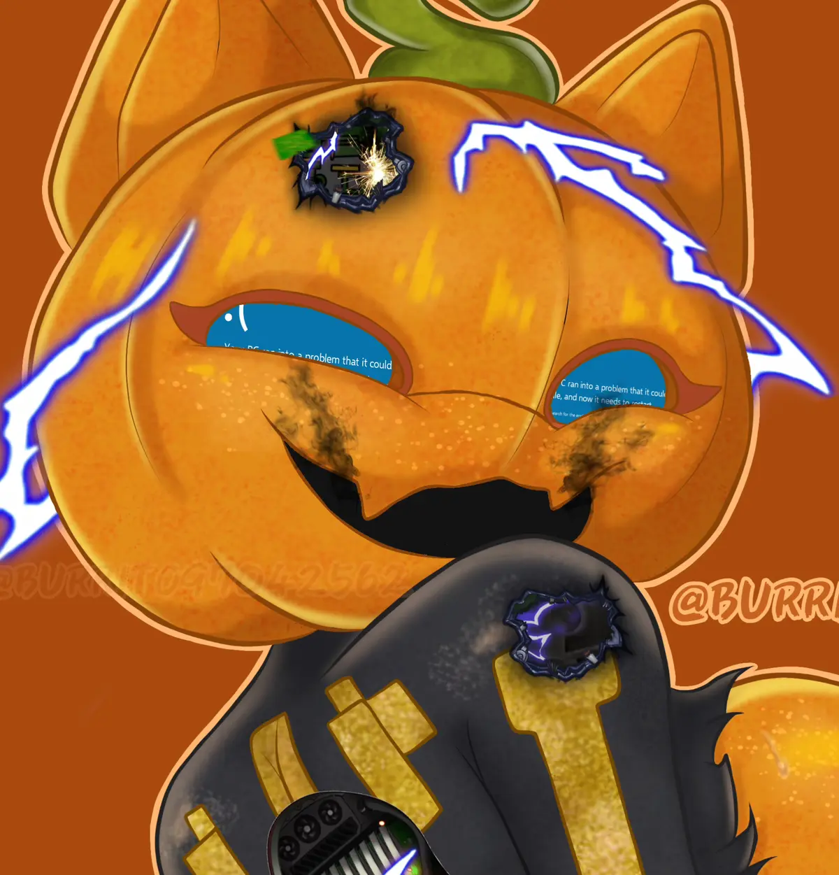 Avatar of Spice, another Pumpkin Cat Fembot Anthroid