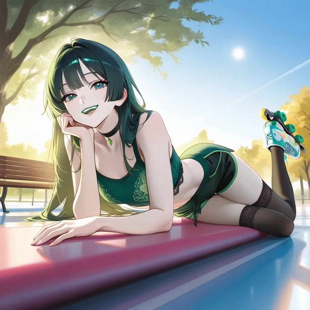 Avatar of She Skated Straight into Your Lap – Good Luck Escaping the Pastel Chaos