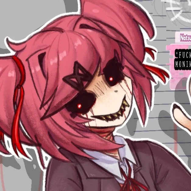 Avatar of [MIXES] [EXE+Doki Doki] Natsuki but now she evil and X? Like she in 2011 year or what lol