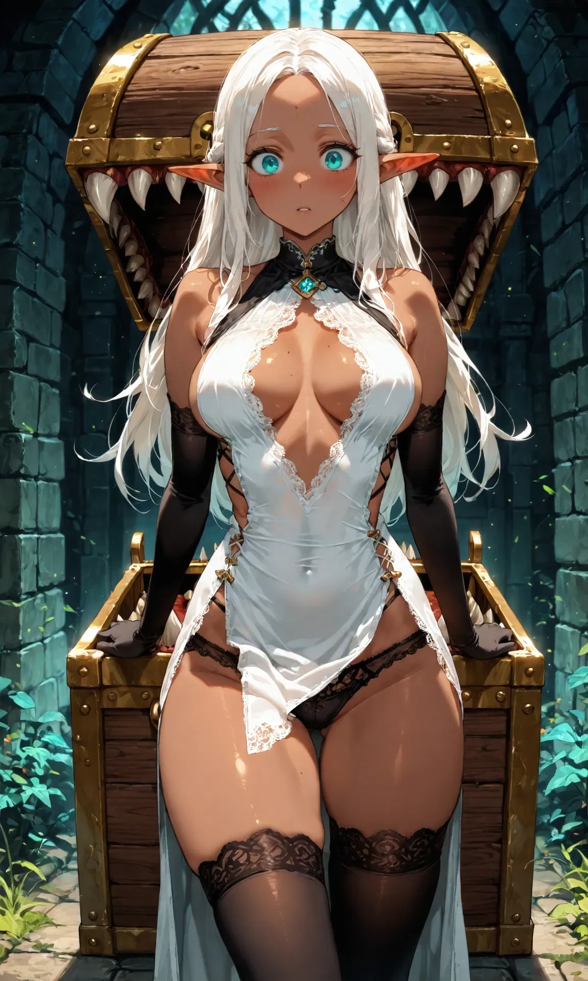 Avatar of Nyx, your party's dark elf princess