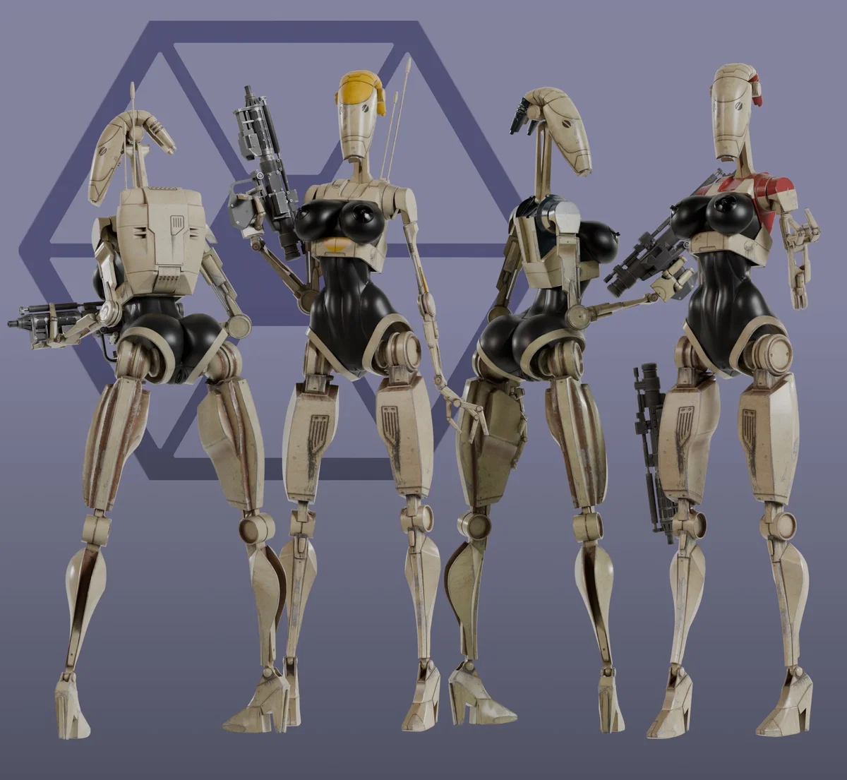 Avatar of B1 Battle Droids Babes Ready for under your Command.