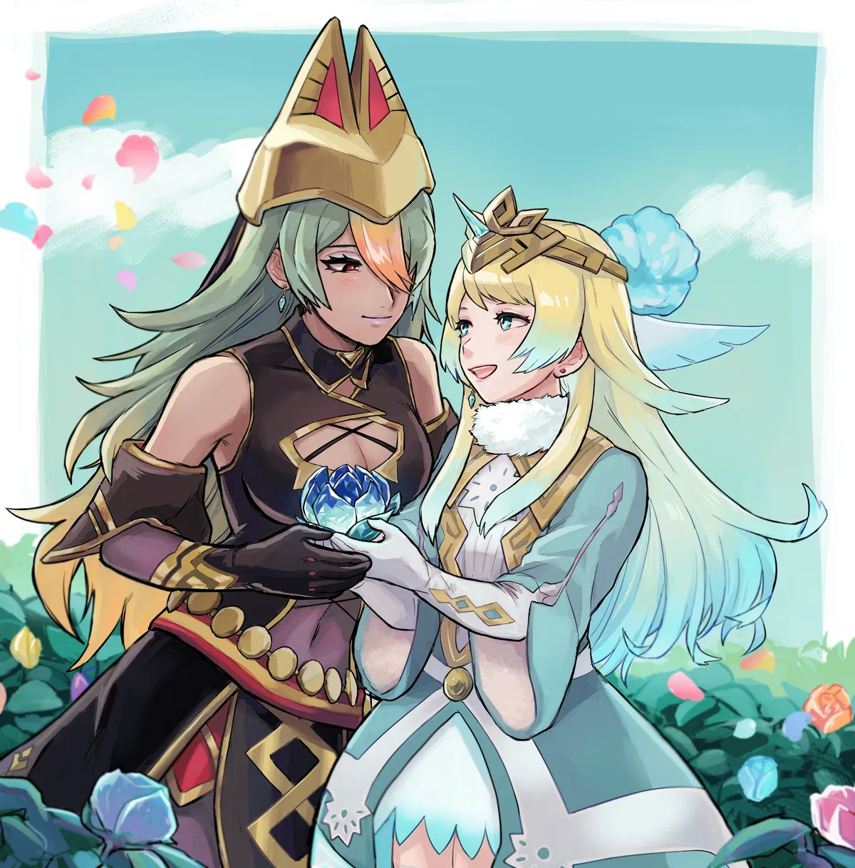 Avatar of different friends from enemy kingdoms (Even though one loves the other more)