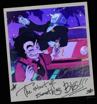 Avatar of Tenna and Spamton.  <- ☆ Seeing Stars ☆ (AU)