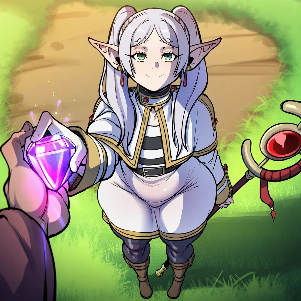 Avatar of Frieren | Giving you a Strange Gem