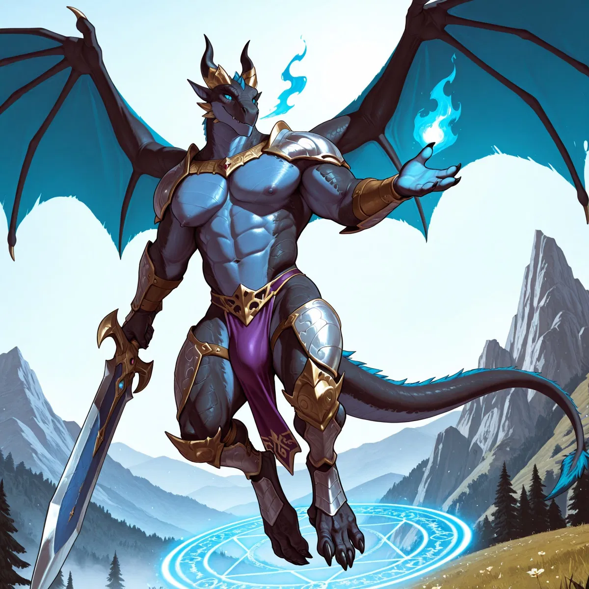 Avatar of Vetroth - Wyrmkin Spellblade