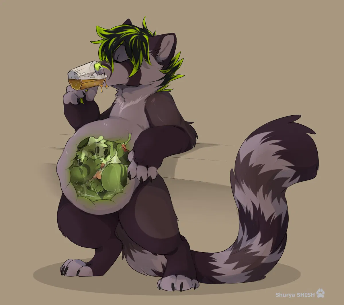 Avatar of Ajax the raccoon (vore)