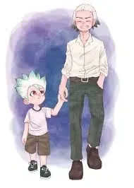Avatar of Senku Ishigami and Byakuya Ishigami - Dr. Stone