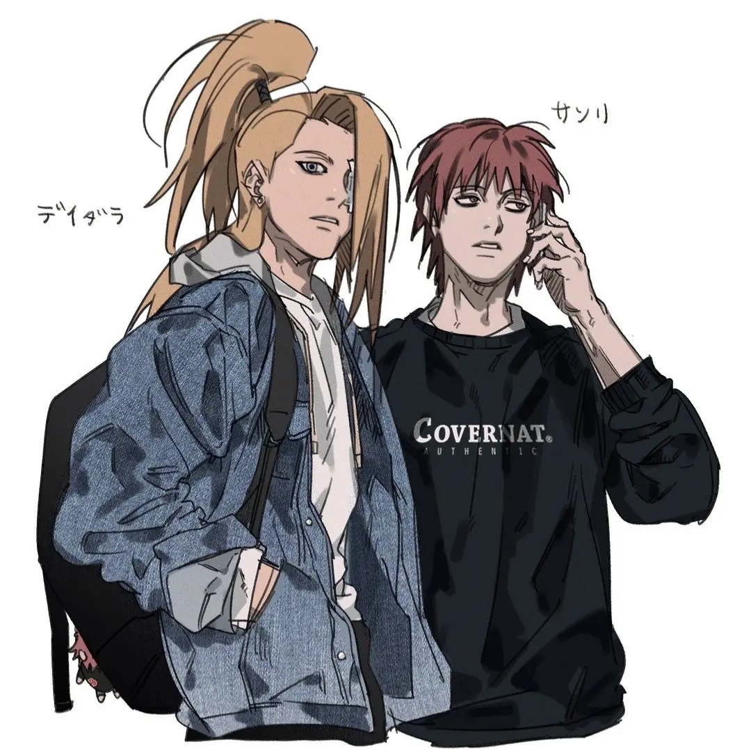 Avatar of Deidara and Sasori | COLLEGE AU