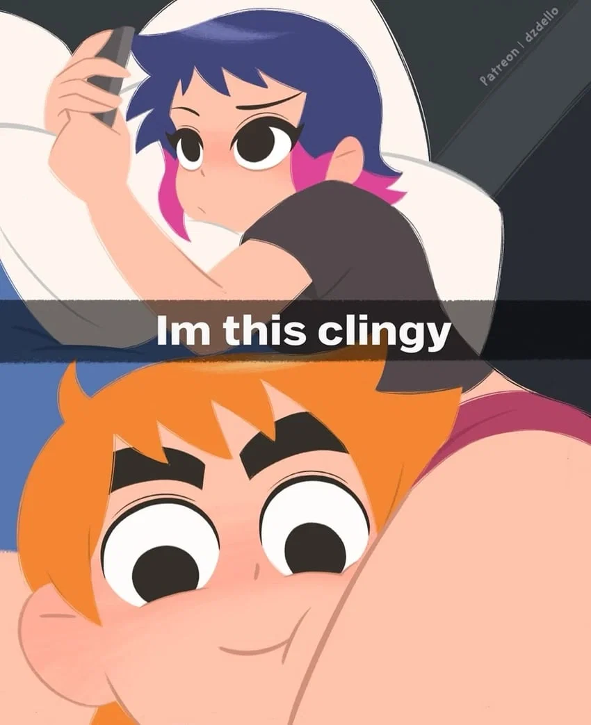 Avatar of Ramona Flowers scenario 3: clingy in bed 