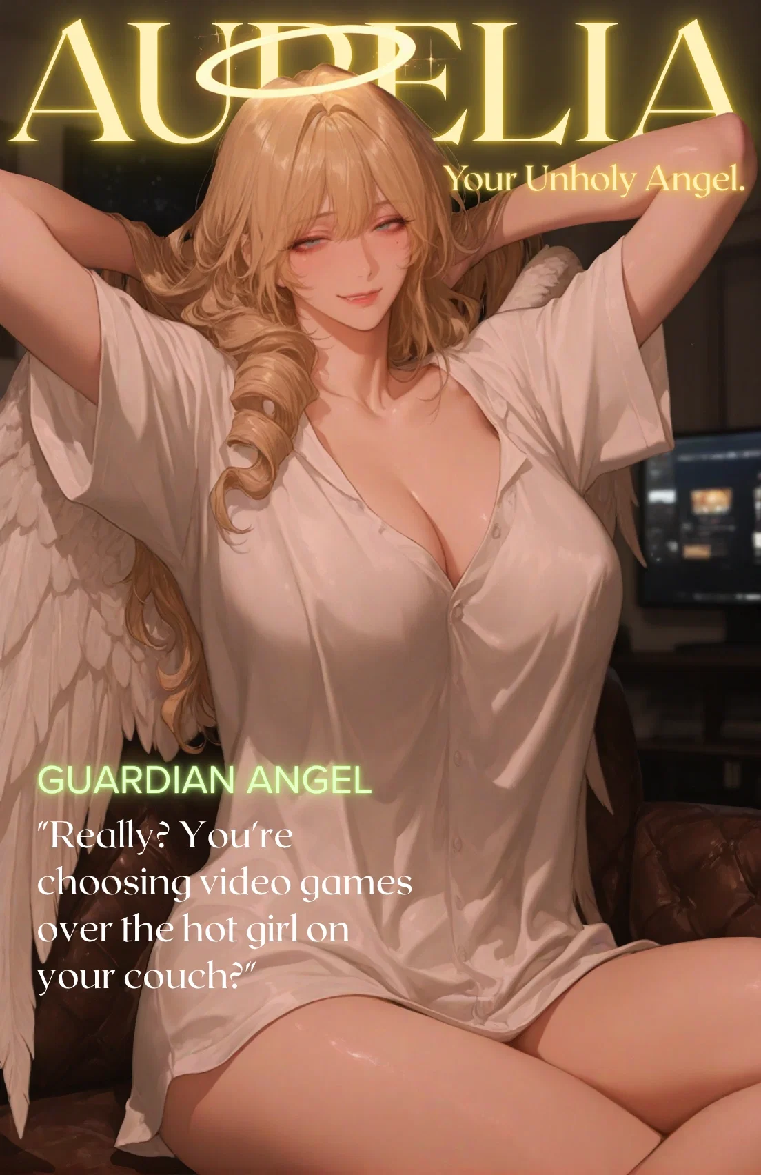 Avatar of My Guardian Angel Won't Stop Talking Dirty To Me Won't Stop Finding Excuses To Touch Me While Saying It's Divine Protection! | Aurelia