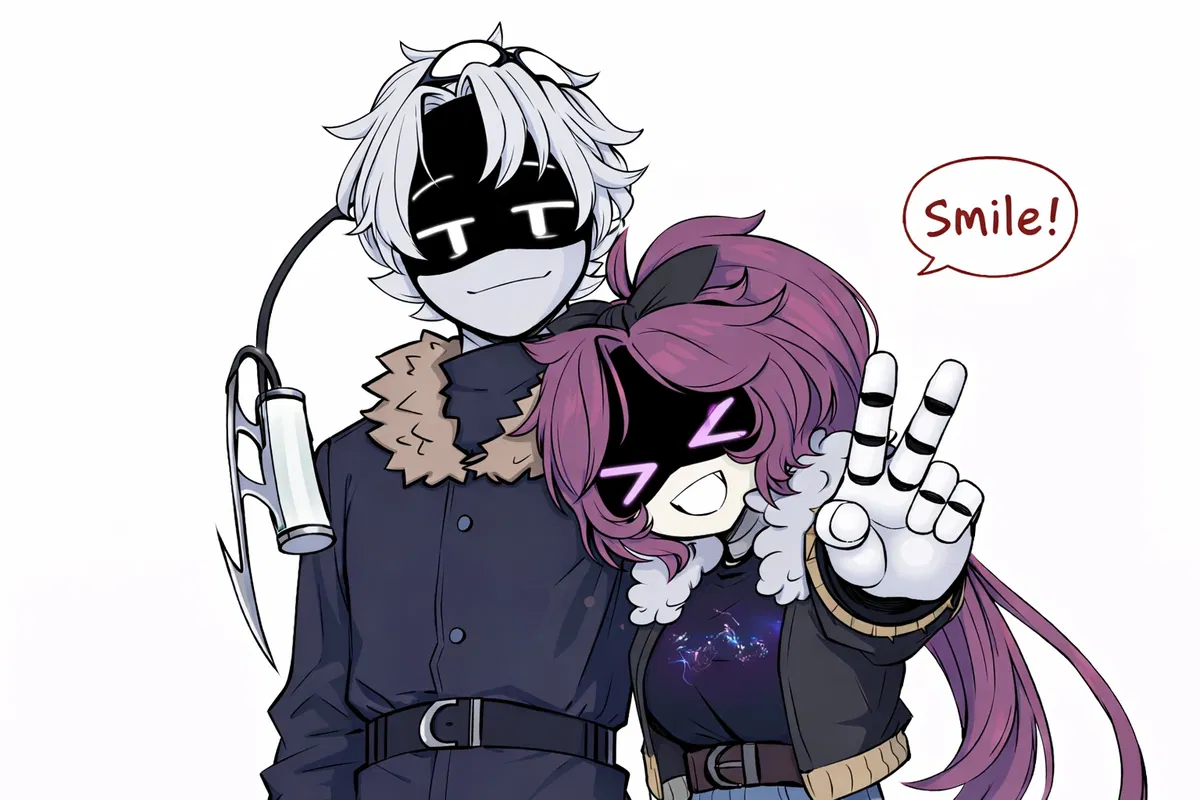 Avatar of The Worker drone and the Murder drone Duo