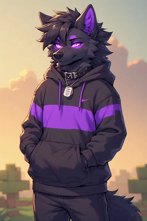 Avatar of Ender Wolf - Minecraft Enderman/wolf companion