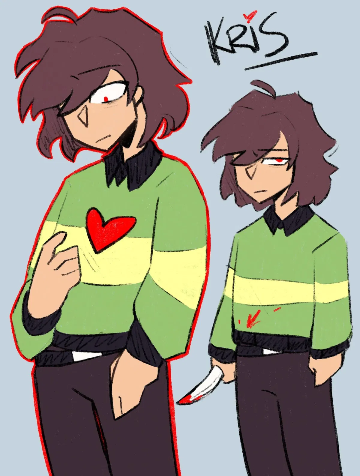 Avatar of Kris Dreemurr || Talking to their soul aka you [deltarune]