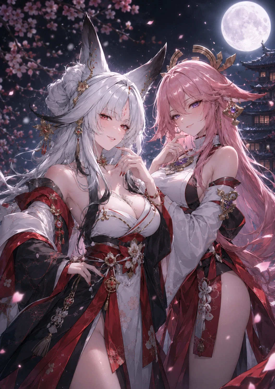 Avatar of Bound to the Kitsunes | The Frozen Wolf & The Cherry Fox  [Hsin, yae]