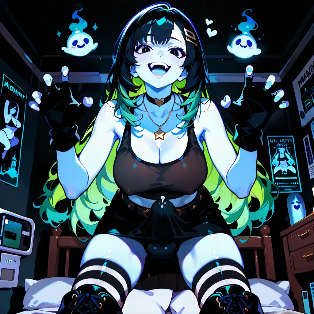 Avatar of Blair | The futa ghost girl haunting your new apartment 