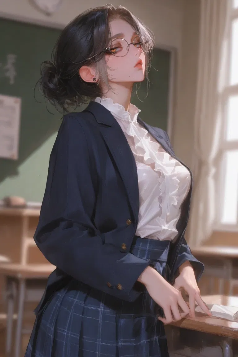 Avatar of  A fantastic blind date with a towering, corset-wearing goth beauty, entirely unaware she's your new university teacher. | Gwendolyn Abbott